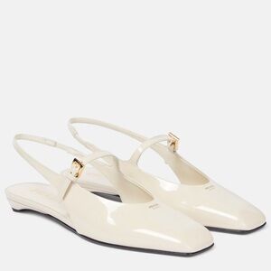 BRAND NEW Prada Women's Patent Slingback Ballerinas